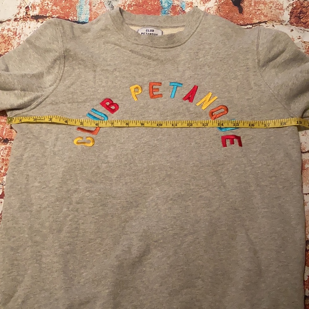 Madewell x Club Petanque™ Rainbow University Sweatshirt| Sz XS - Picture 7 of 9